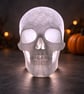 Glow in the Dark Skull Lamp with Remote-Controlled RGB LEDs