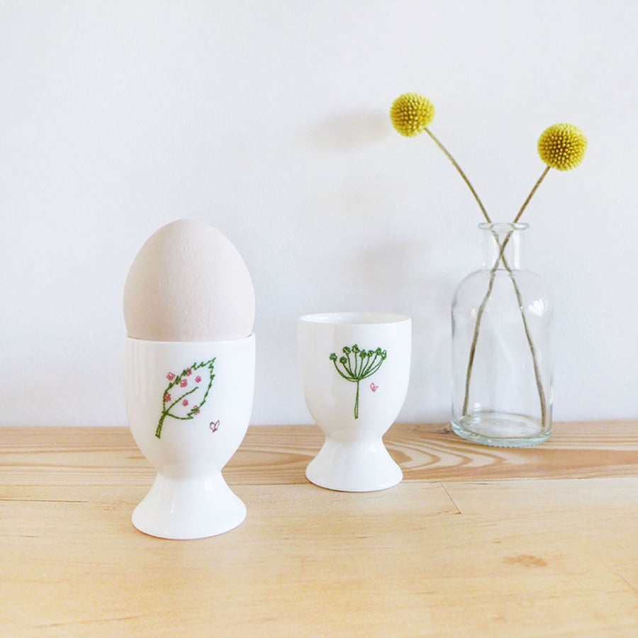 Pair of Countryside Egg Cups