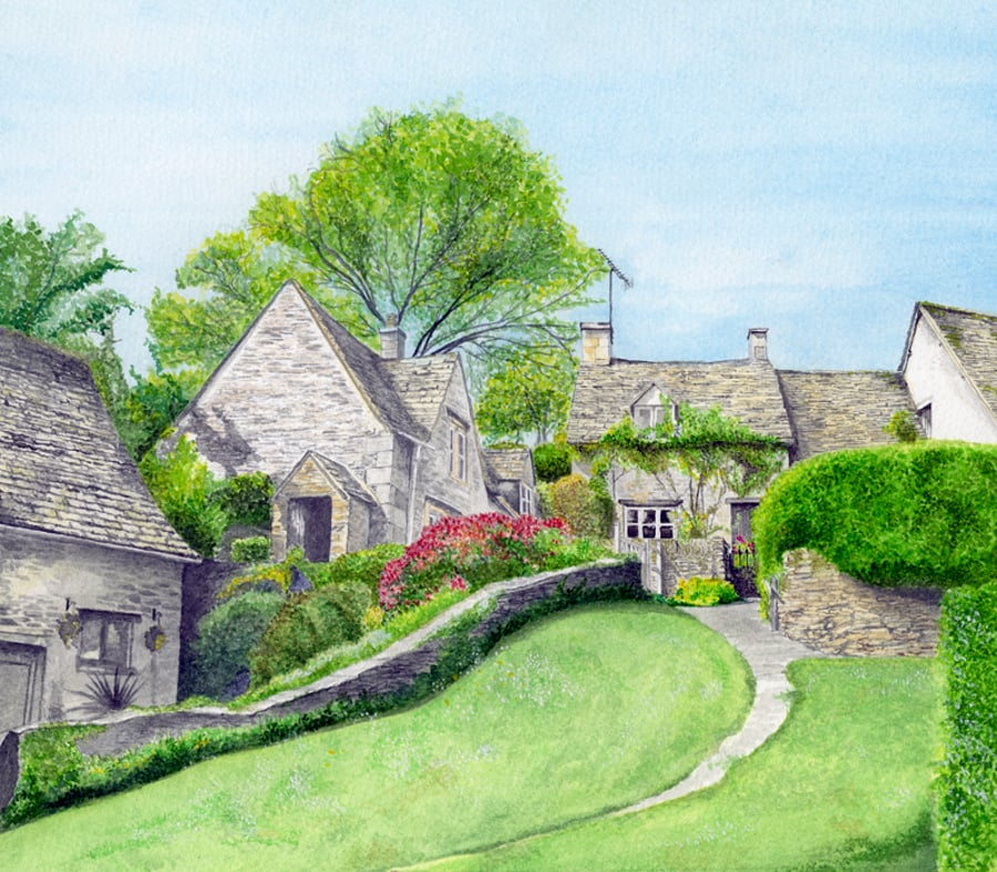 Bibury, Cotswolds - Limited Edition landscape print