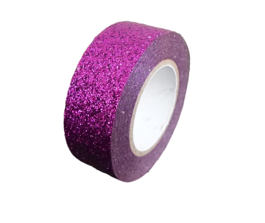 Purple Glitter Sparkle Washi Tape Quality Masking Tape Crafts Eco Friendly Bulle