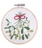 Embroidery Kit - Mistletoe Hand Embroidery Kit - Image 6