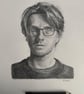 Original framed A3 portrait of Steven Wilson 