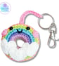 Crochet rainbow doughnut bag charm, rainbow decoration, rainbow gift, bag charm. - Image 10
