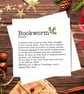 Bookworm Definition Christmas Card - Blank Inside - Image 2
