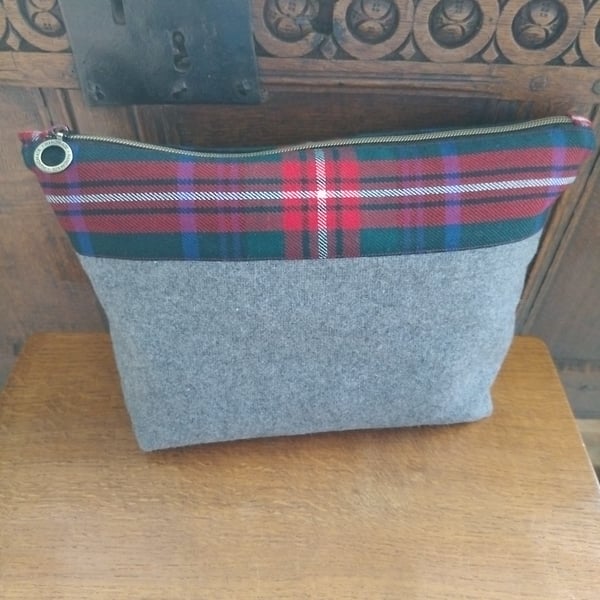 Scottish Fabric woollen wash bag