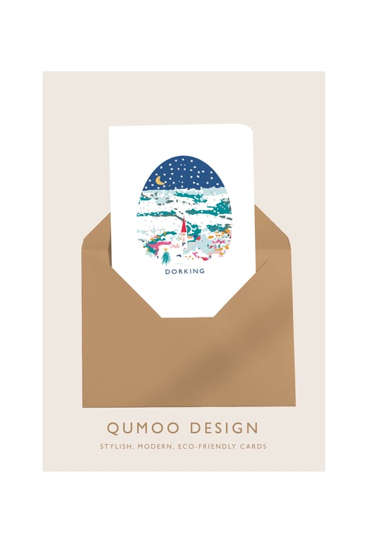 Christmas Card Dorking Surrey (QM273)