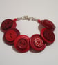 Red button bracelet - Image 1