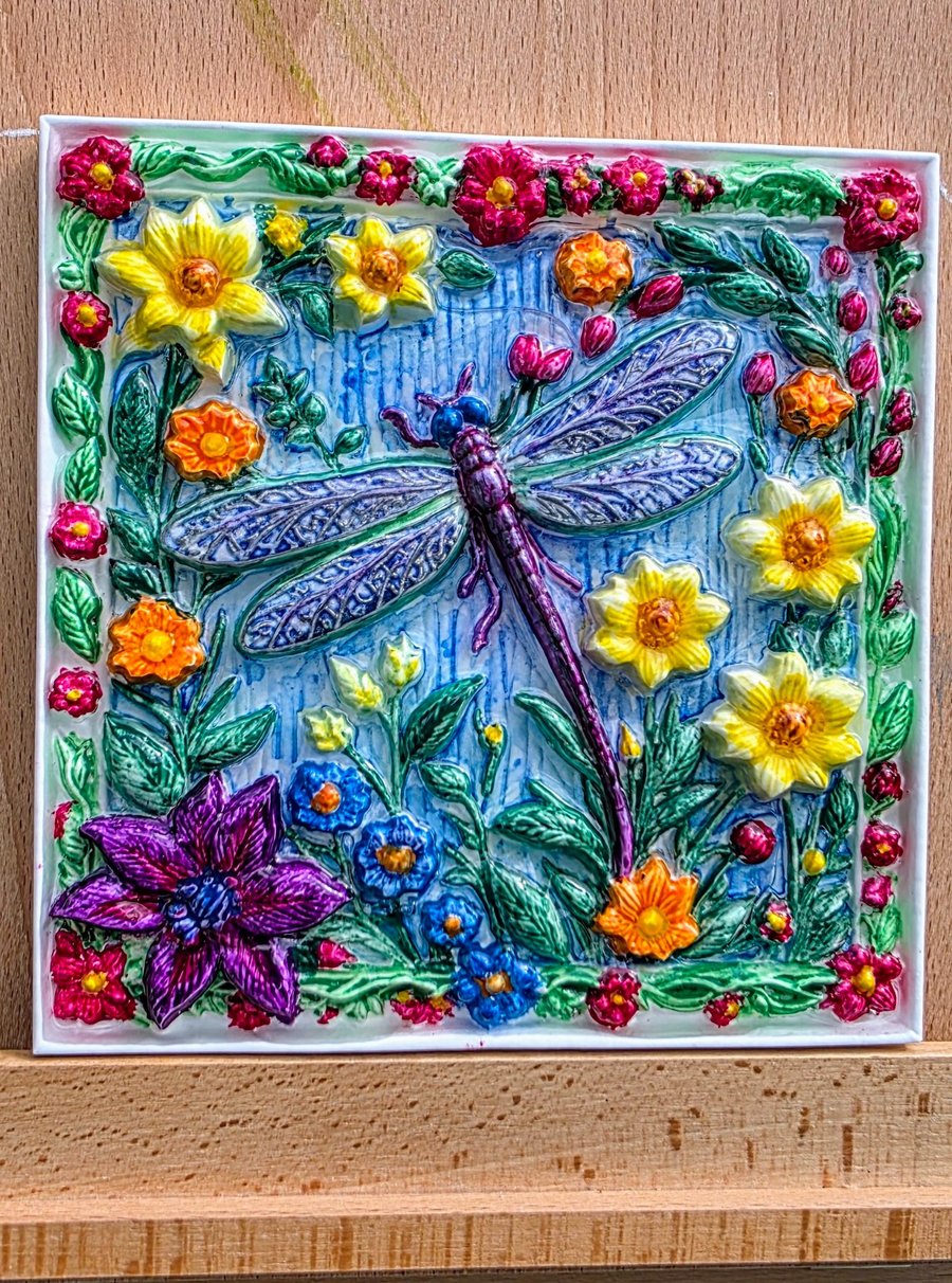 Dragonfly Decorative Plaque
