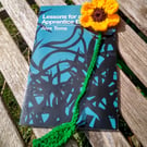 Crochet Sunflower Bookmarks 
