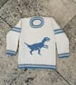 Knitting Pattern for a Velociraptor on a Sweater.  Digital Pattern - Image 6