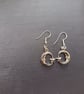 Moon and star silver dangle earrings  - Image 2