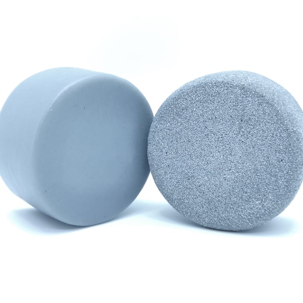 Exfoliating, Disinfecting soap for feet. Pumice ground scrub, activated charcoal