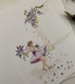 Flower girl proposal card, Will you be our flower girl, hand painted card - Image 2