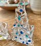Fused glass Christmas tree t-light shades - Image 4