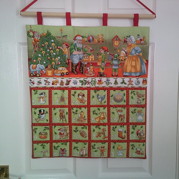 Santa's Workshop Reusable Advent Calander