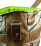 Hummingbird handbag with faux leather, ladies floral tote, women’s gift - Image 10