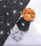 Halloween Goth Scrunchie, Spider Scrunchie, Web Scrunchie, Cobweb Scrunchie - Image 1