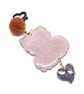Chihuahua Bag Charm with Heart Clasp and Charm - Image 4