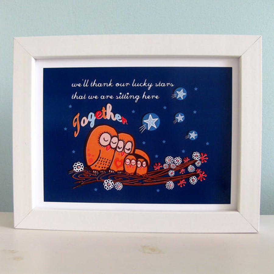 'Lucky Stars' 7x5 Framed Print
