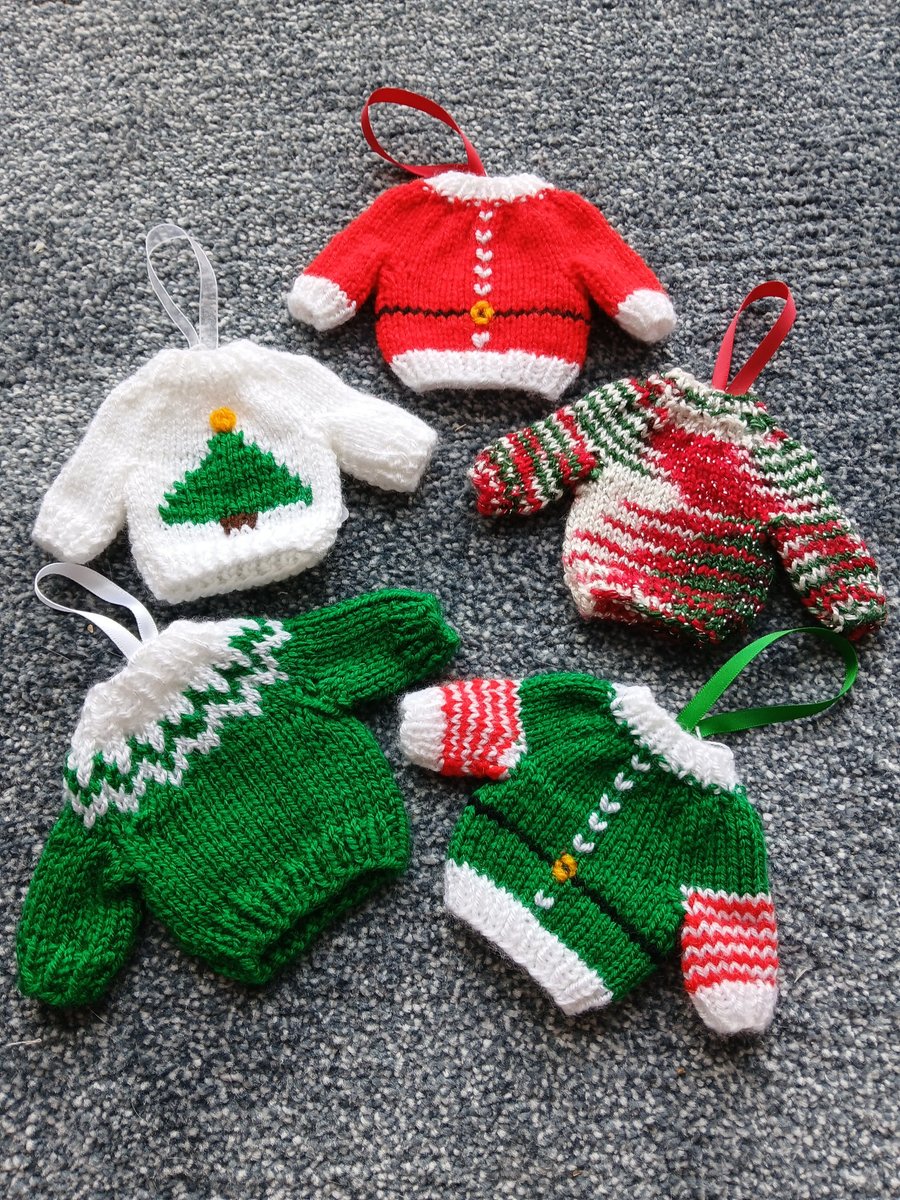 Mini Christmas Jumper Decorations 