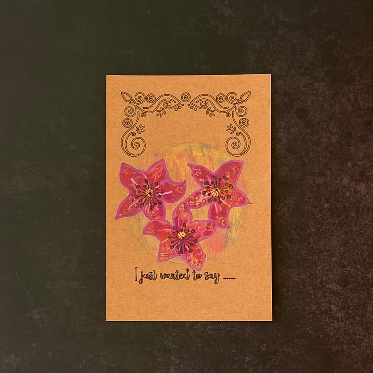 Postcard - I Just Wanted To Say