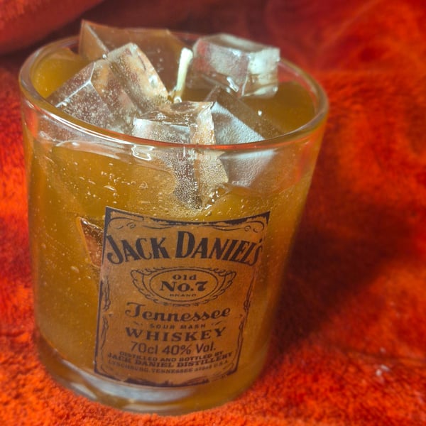 Jack Daniels Theme Scented Candle 