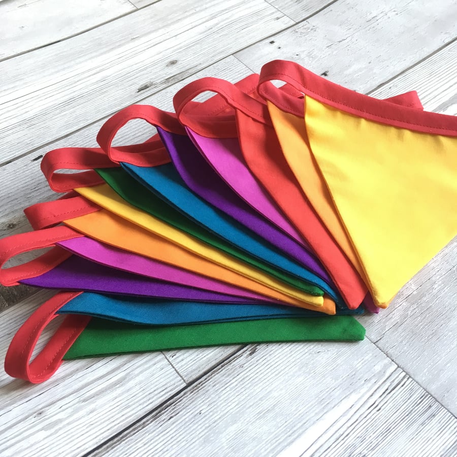 Rainbow bunting bunting party bunting festival bunting party birthday playroom 
