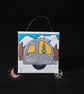 Silver Christmas Caravan Canvas Decoration  - Image 4