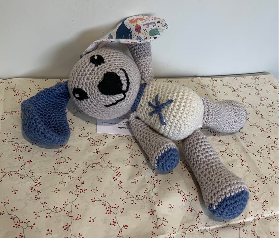 Your a Star Clothears Crocheted Puppy.