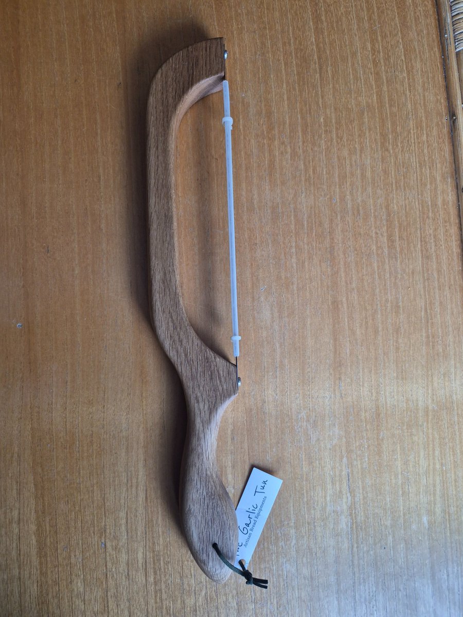 Right hand Oak Appalachian bow saw bread knife 