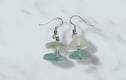 Sea glass earrings