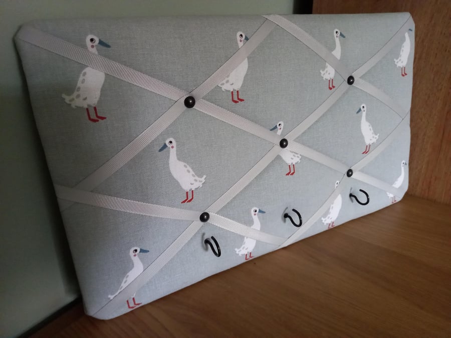 Runner Duck Fabric Noticeboard - Small 40 cm x 23 cm