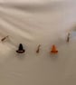 Handmade crochet Witches hat and broomstick bunting  - Image 3