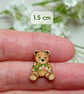 Lily of the Valley Pin, Handmade May Birthday Gift, May Birth Flower, Tiny Bear - Image 4