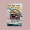 Summer Seconds Seconds 'Bookshop' Seascape Pin Badge 104