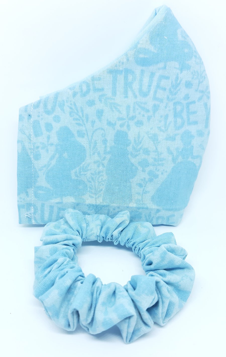 Face Covering with Matching Scrunchie 