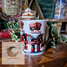 Traditional nutcracker theme Christmas mug 