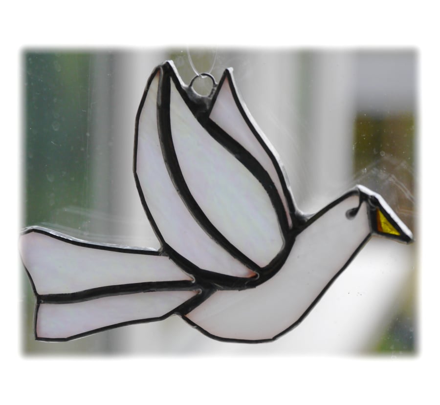  Dove Suncatcher Stained Glass Peace 029 Bird