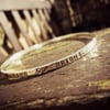 Custom Hammered Bangle