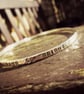 Custom Hammered Silver Bangle - Image 1