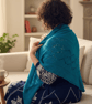 Knitting pattern for a Brioche lace triangular shawl - Image 3