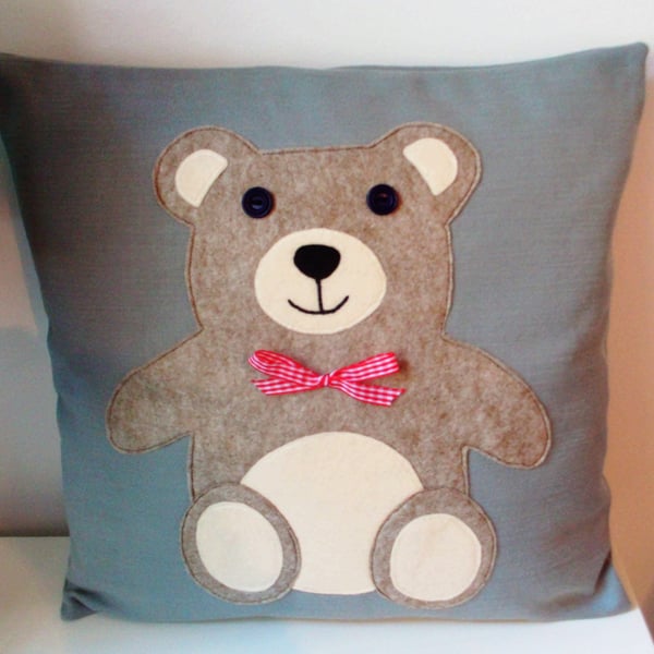 TEDDY CUSHION .(reserved for sian jones)