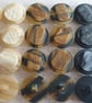 9 16" 15mm 24L Polyester Horn Shank Buttons in 3 fabulous colours - Image 2