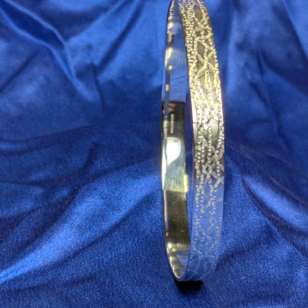 Hallmarked Sterling Silver Bangle