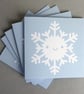 Sweet Snowflake Kawaii Christmas Card - Image 4