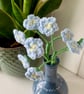 Forget-Me-Not bouquet, crochet everlasting spring flowers - Image 5