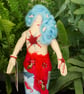 Amalthea, A Tiny Perfectly Imperfect Mermaid Doll
