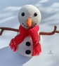 Seth the Snowman Crochet Pattern, Snowman Amigurumi Pattern, Christmas Crafts - Image 5