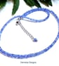 A Grade 40ct Genuine Tanzanite Sterling Silver Necklace  - Image 7