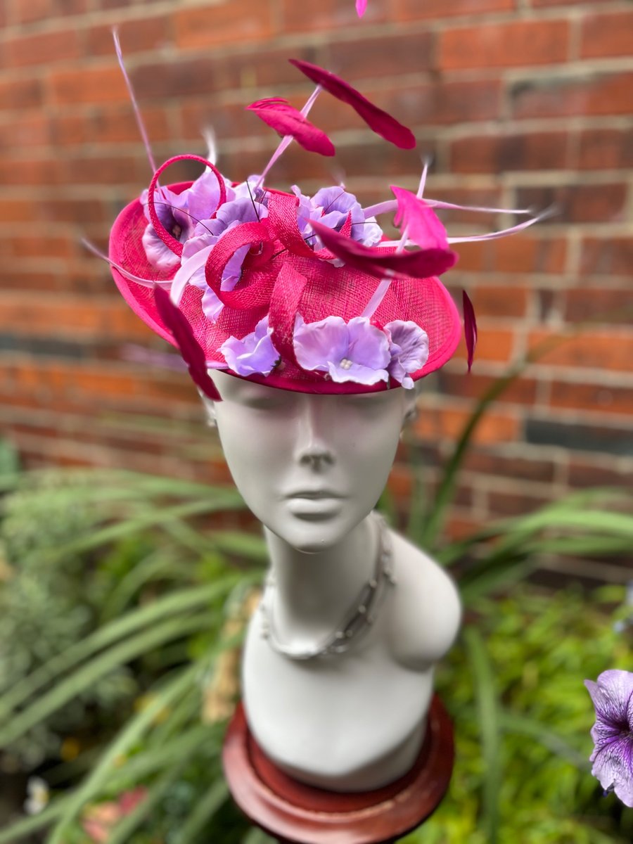 Beautiful Handmade hat, Hat for the Races, Hats for Ascot, Special Occasion Hats
